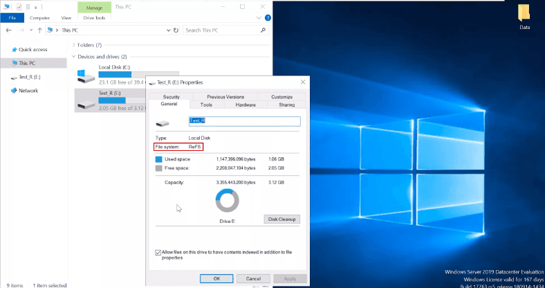 recover windows to first partition only